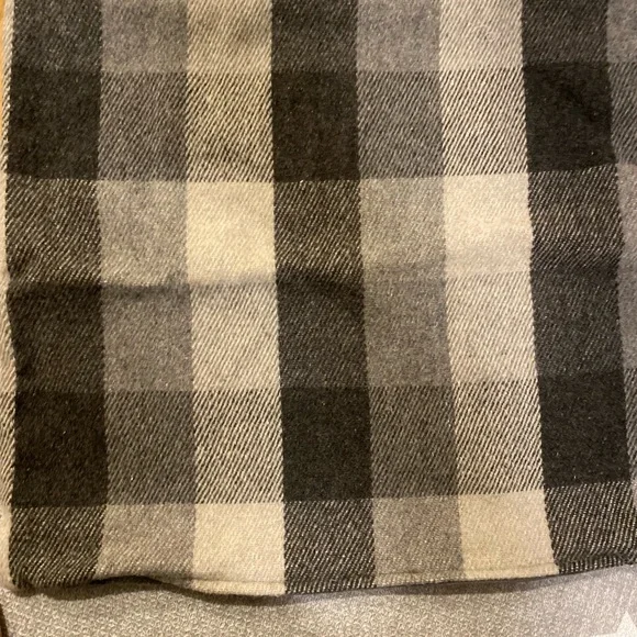 EQ3 plaid wool pillow cover - Picture 2 of 6